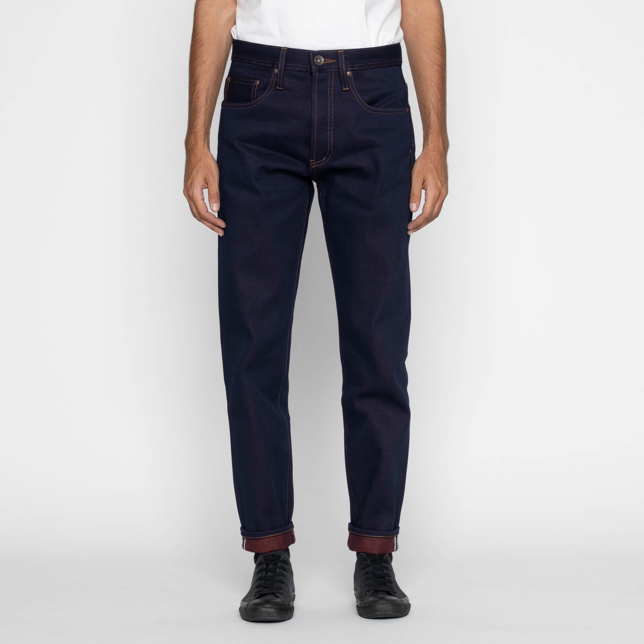 UB691 Relaxed Tapered  Fit - 21oz. Heavy Red Weft Selvedge