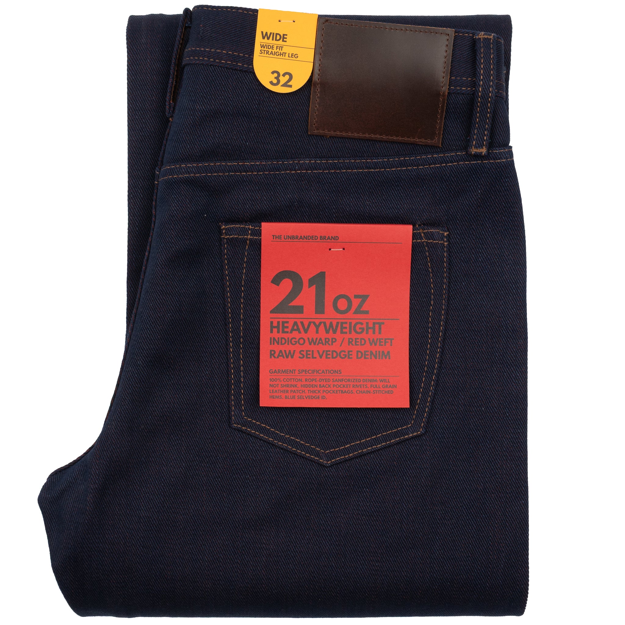 UB791 Wide Fit - 21oz. Heavy Red Weft Selvedge| The Unbranded Brand