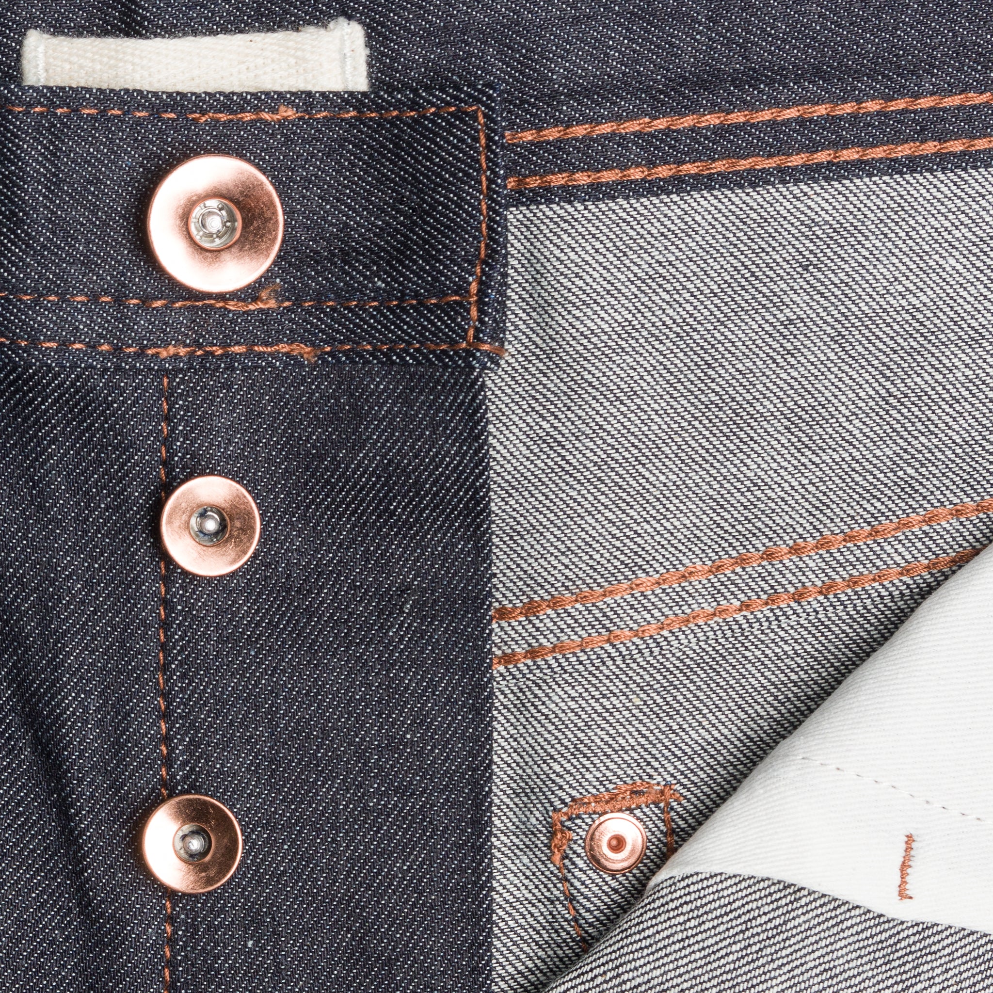 UB222 Tapered Fit 11oz Indigo Stretch Selvedge Denim | The Unbranded Brand