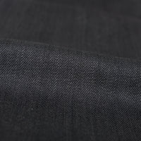 UB244 Tapered Fit 11oz Solid Black Stretch Selvedge Denim | The Unbranded Brand