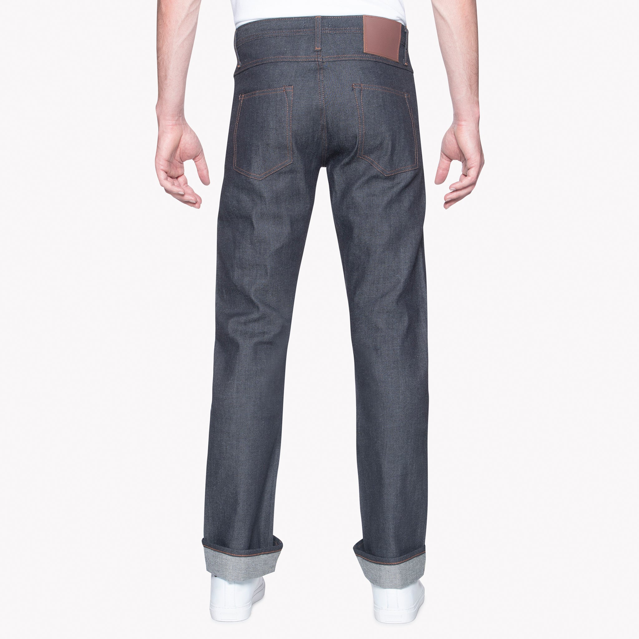 UB322 Straight Fit 11oz Indigo Stretch Selvedge Denim | The Unbranded Brand