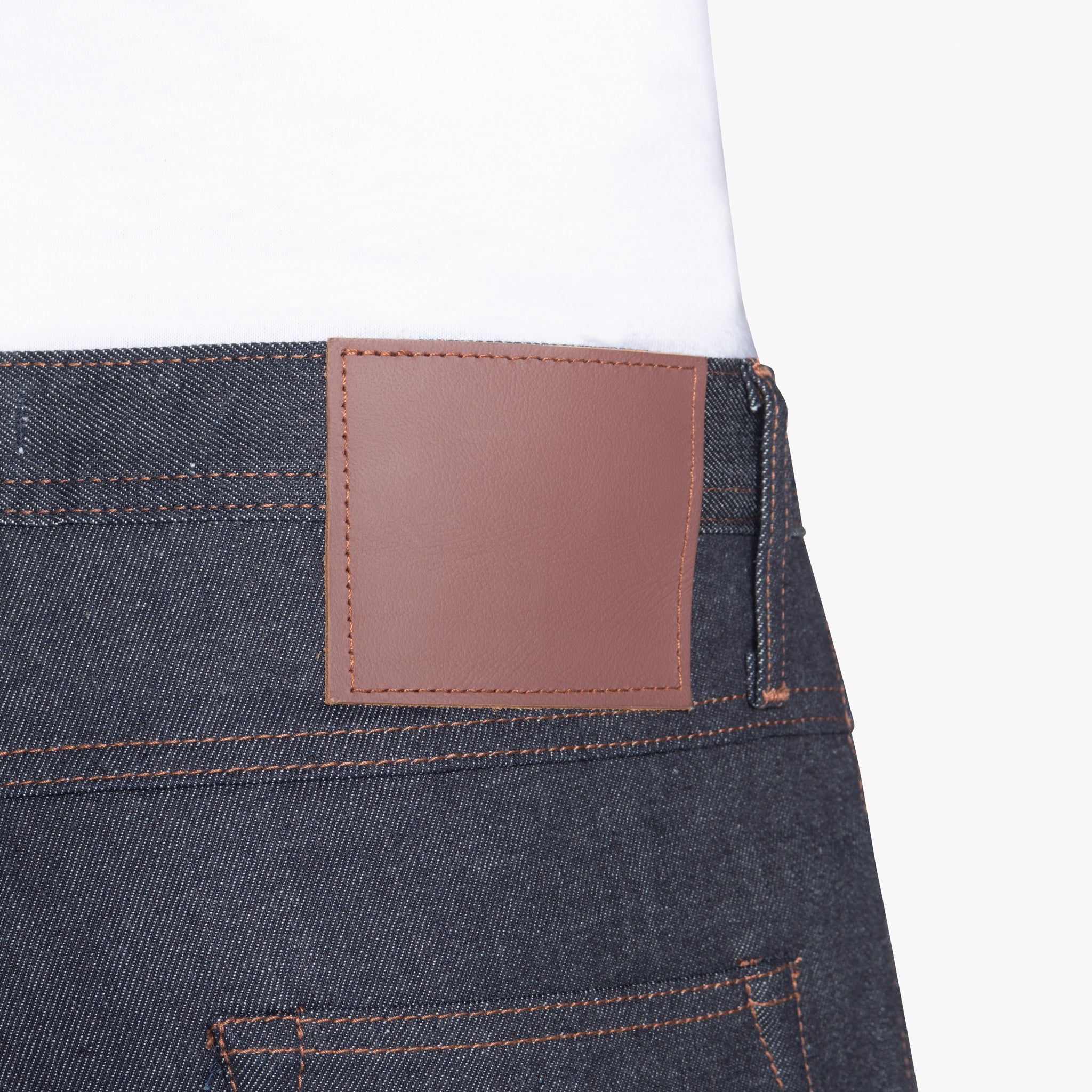 UB322 Straight Fit 11oz Indigo Stretch Selvedge Denim | The Unbranded Brand