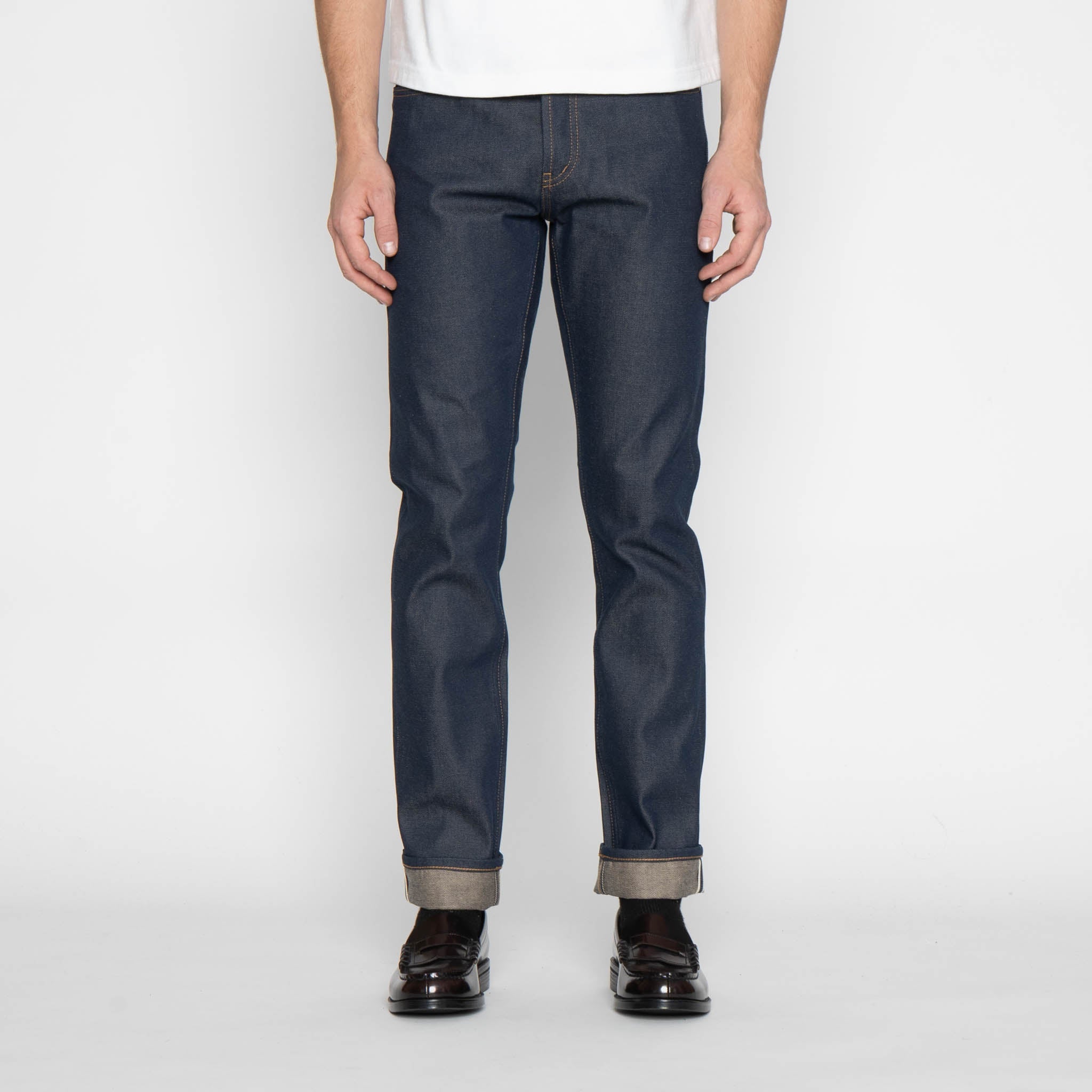 Relaxed Tapered Fit - 13.35oz Vintage Blue Selvedge by The
