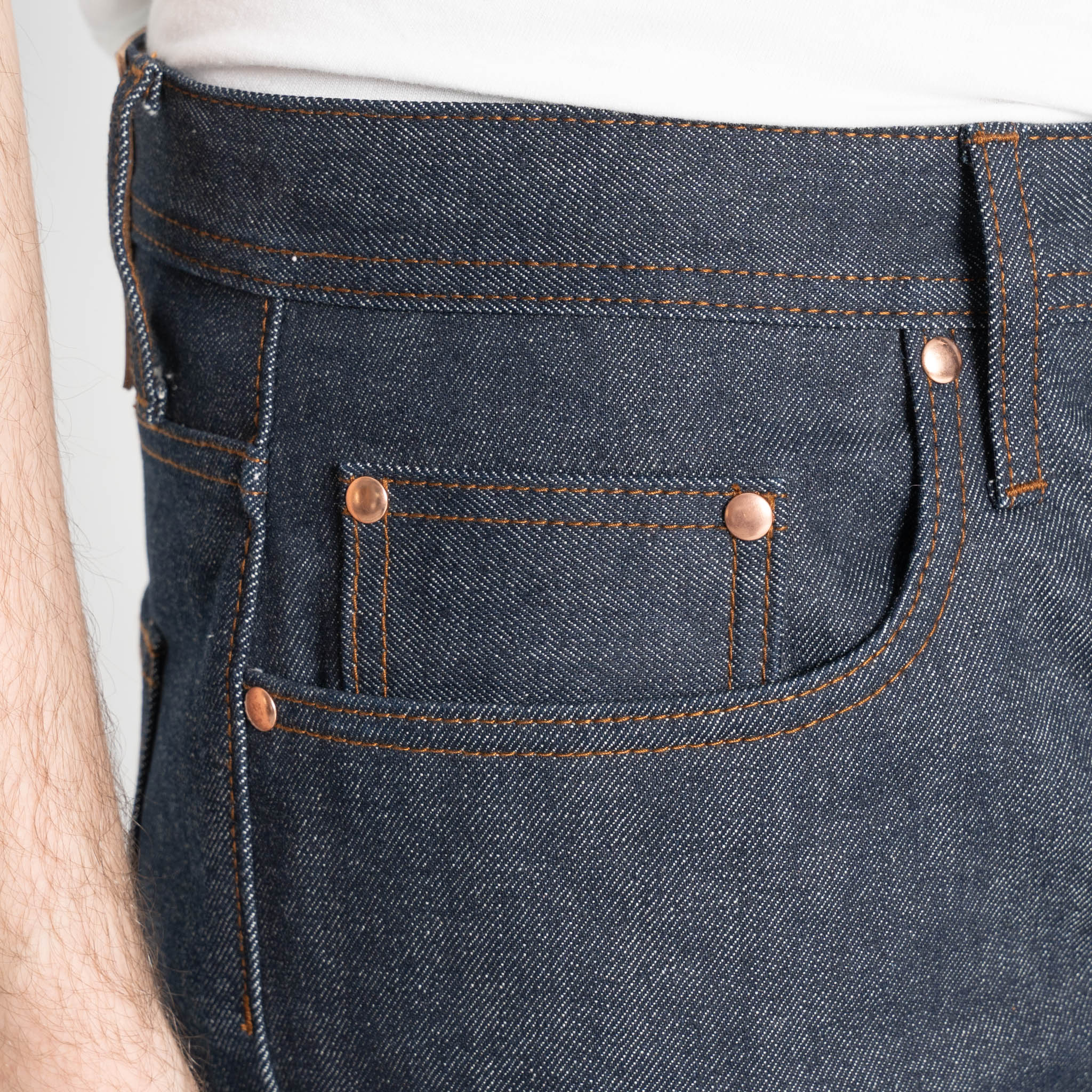 UB701 Wide Fit 14.5oz Indigo Selvedge Denim | The Unbranded Brand