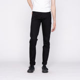 UB142 Skinny Fit - 21oz Heavyweight Solid Black Selvedge | The Unbranded Brand