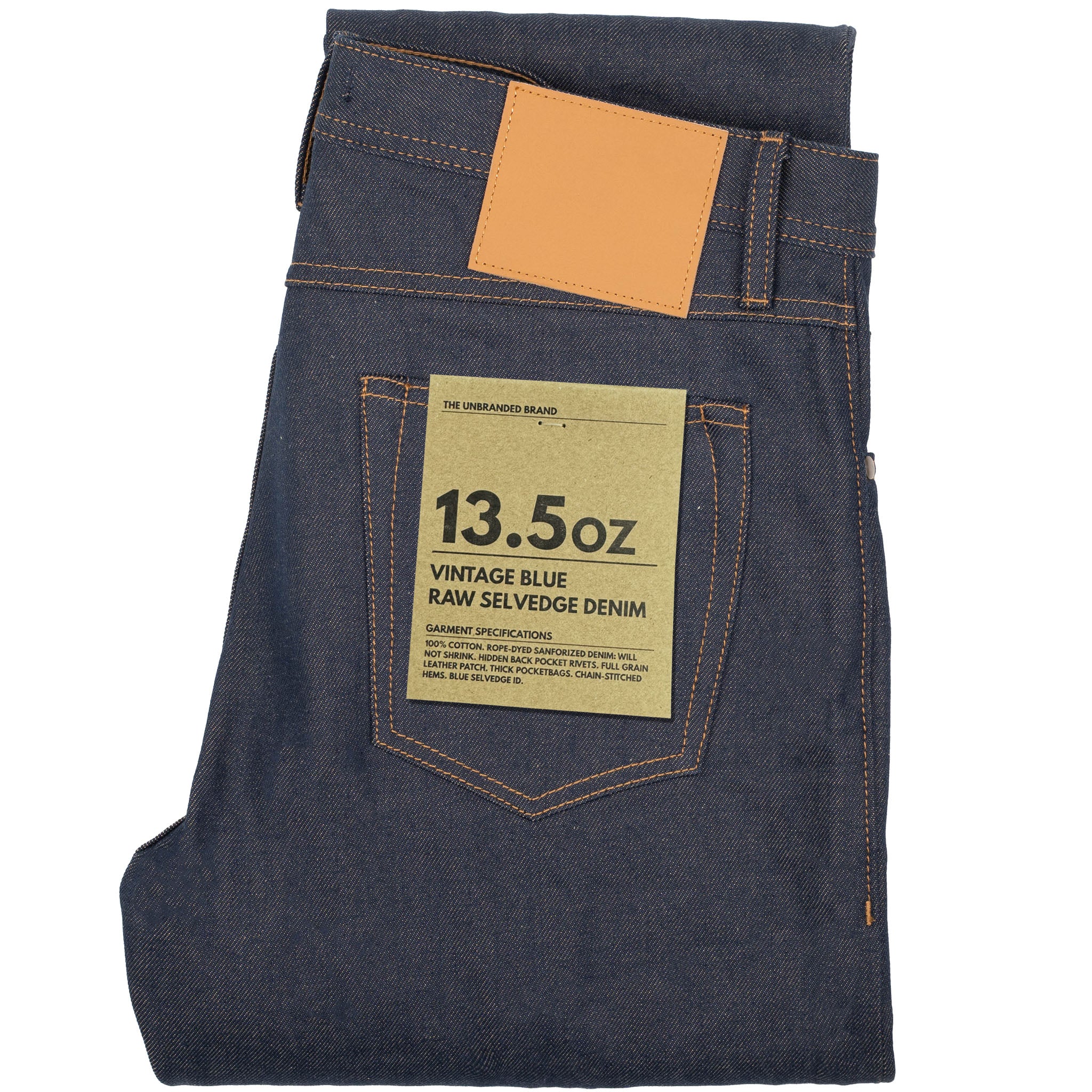 UB154 Skinny Fit - 13.5oz Vintage Blue Selvedge