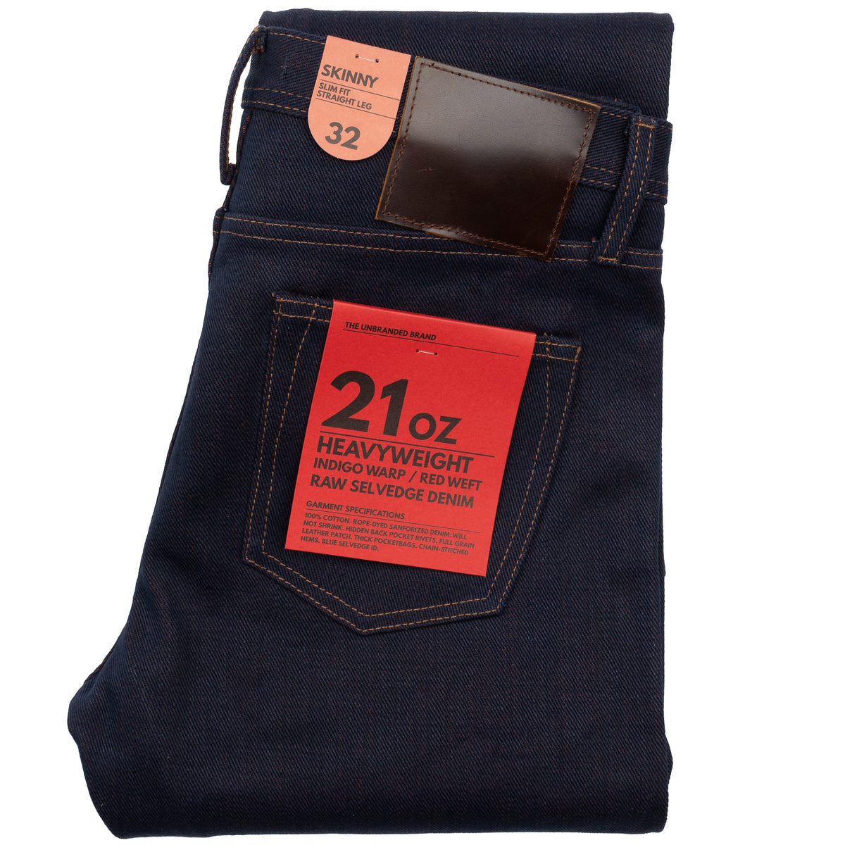 THE RED THREAD S print denim 1 toys UB191 Skinny Fit - 21oz. Heavy 