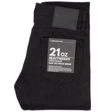 UB242 Tapered Fit - 21oz Heavyweight Solid Black Selvedge | The Unbranded Brand