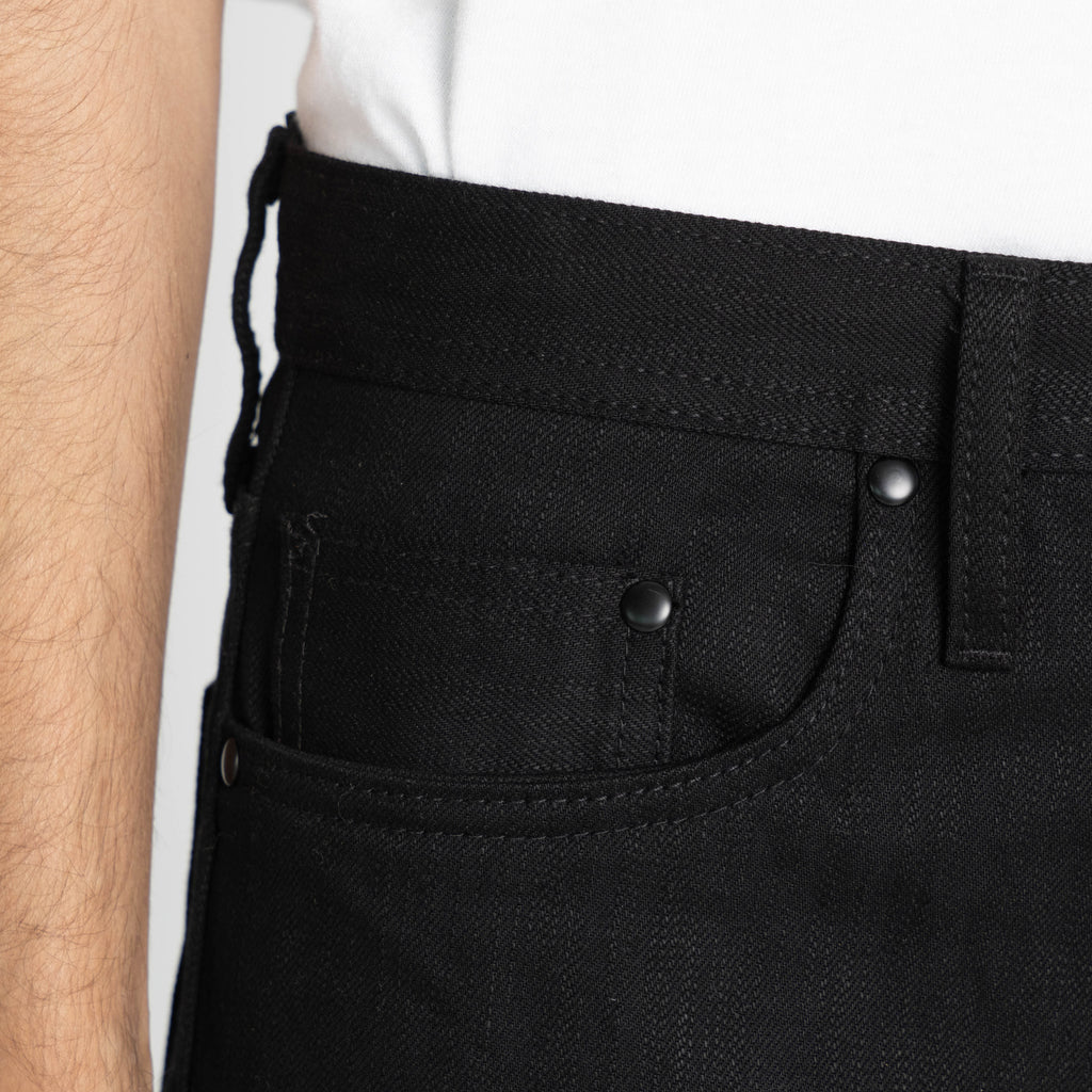 UB248 Tapered  Fit - 14.5oz. Slubby Black Selvedge
