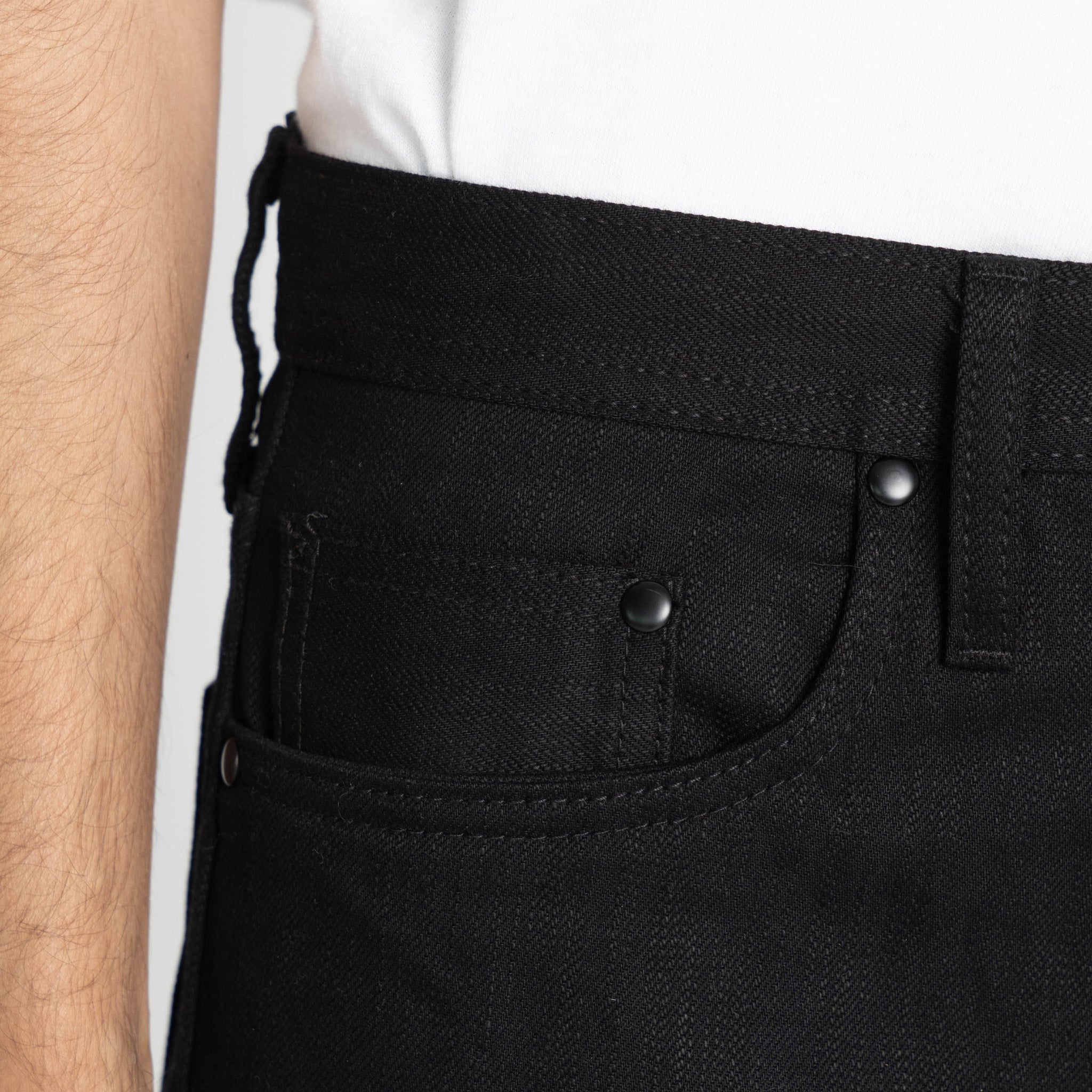 UB248 Tapered  Fit - 14.5oz. Slubby Black Selvedge