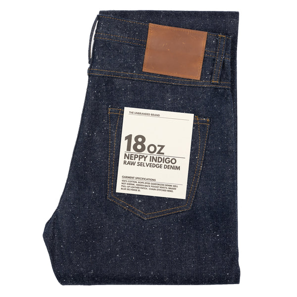 UB343 Straight Fit - 18oz Neppy Selvedge | The Unbranded Brand