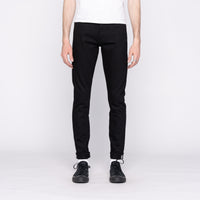 UB442 Tight Fit - 21oz Heavyweight Solid Black Selvedge | The Unbranded Brand