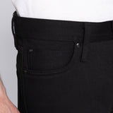 UB442 Tight Fit - 21oz Heavyweight Solid Black Selvedge | The Unbranded Brand