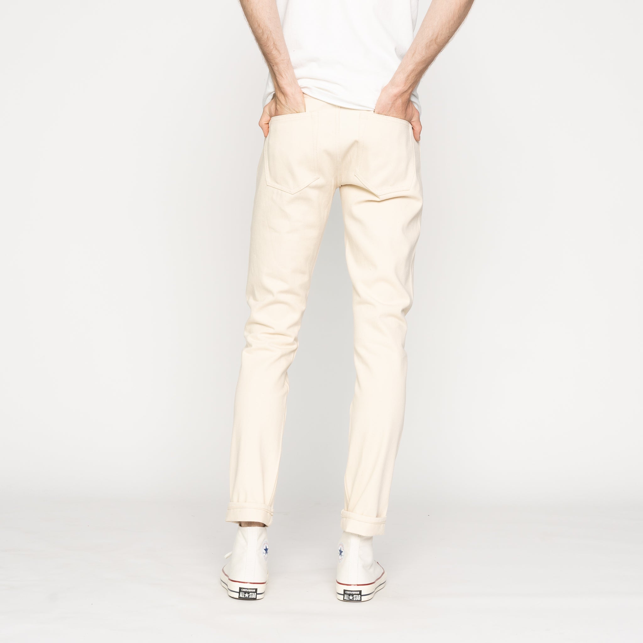 UB497 Tight Fit - 13.5oz Ecru with Seed Selvedge | The Unbranded Brand