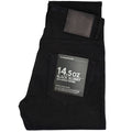 UB648 Relaxed Tapered  Fit - 14.5oz. Slubby Black Selvedge