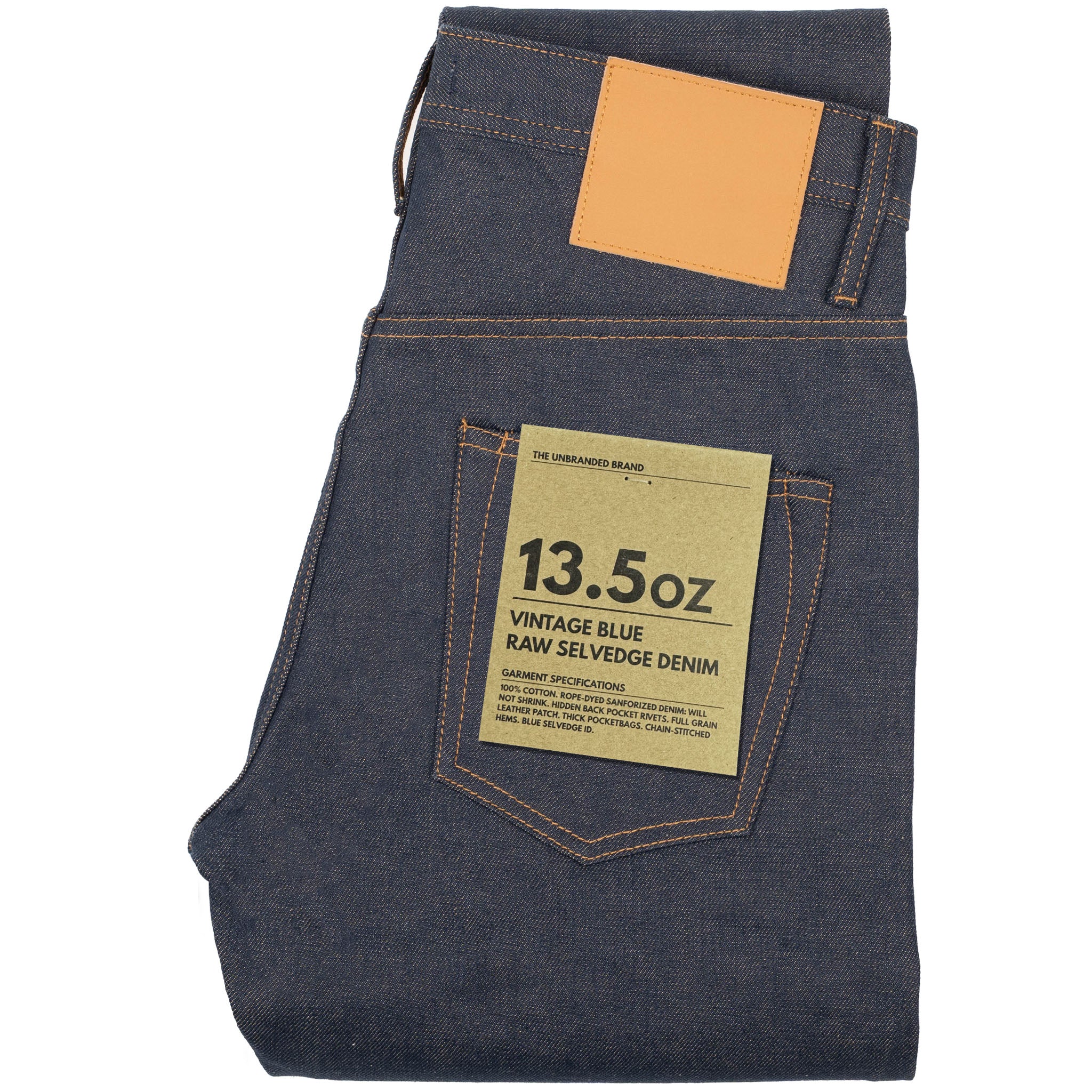 13.5oz Vintage Blue Selvedge | The Unbranded Brand