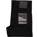 UB744 Wide Fit - 11oz Solid Black Stretch Selvedge Denim