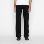 UB744 Wide Fit - 11oz Solid Black Stretch Selvedge Denim
