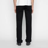 UB744 Wide Fit - 11oz Solid Black Stretch Selvedge Denim