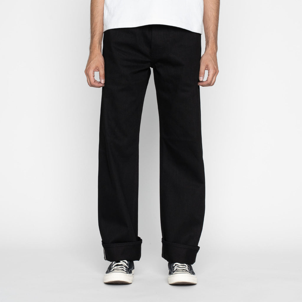 UB748 Wide - 14.5oz. Slubby Black Selvedge