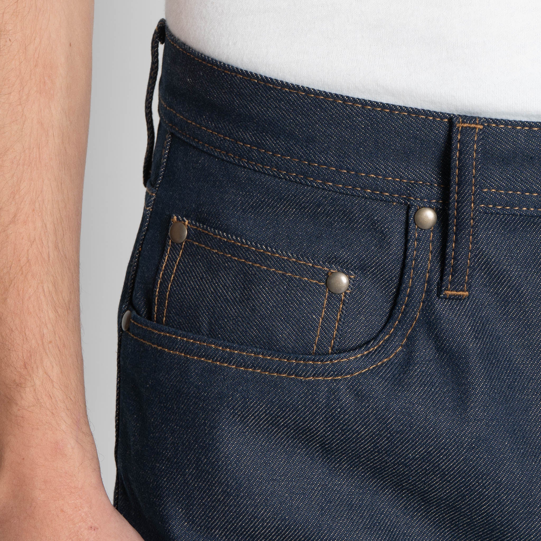 Wide Fit - 13.35oz Vintage Blue Selvedge by The Unbranded Brand