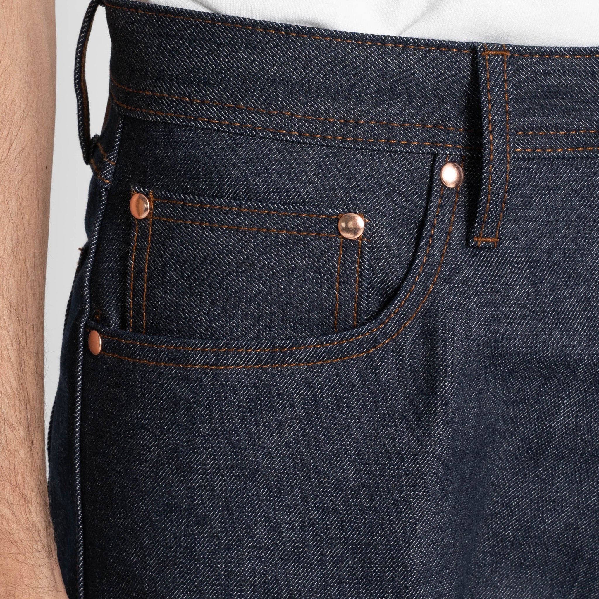 UB801 Relaxed Straight Fit - 14.5oz Indigo Selvedge – The
