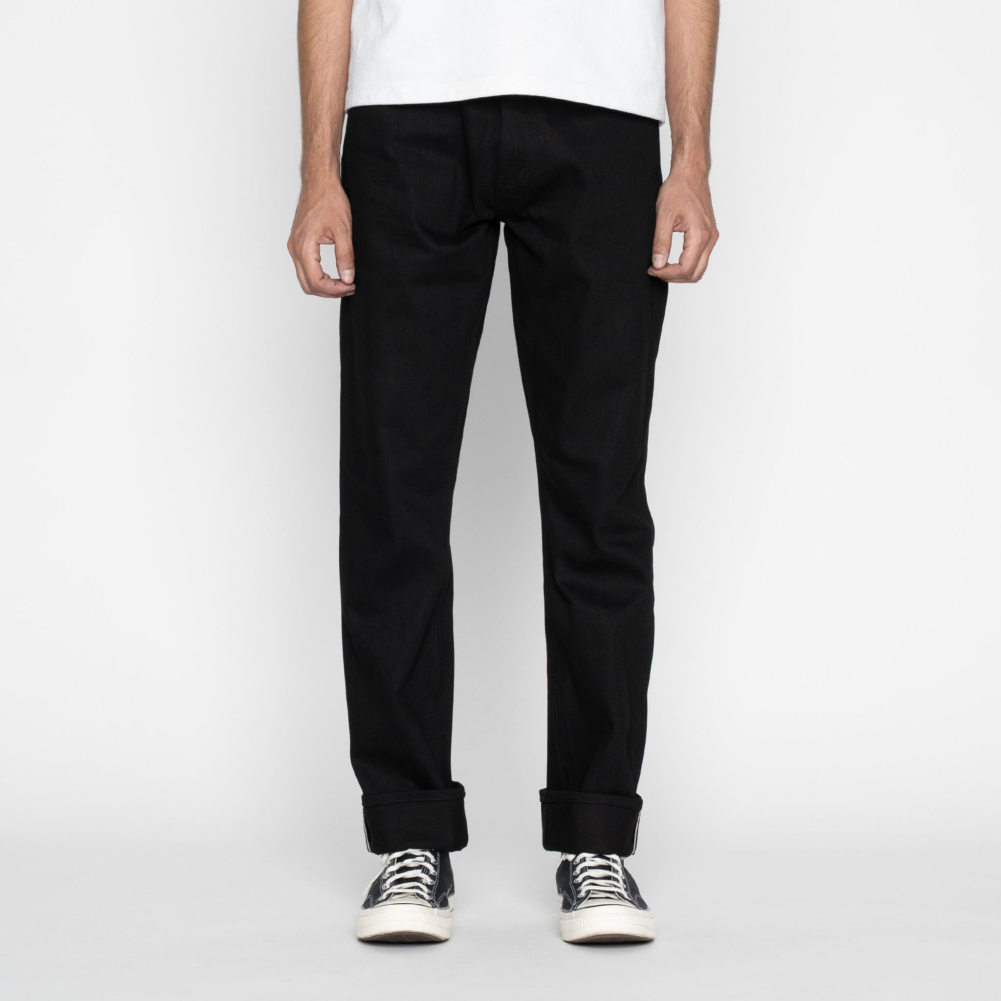 UB848 Relaxed Straight  - 14.5oz. Slubby Black Selvedge