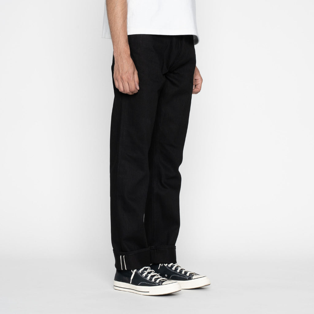 UB848 Relaxed Straight  - 14.5oz. Slubby Black Selvedge