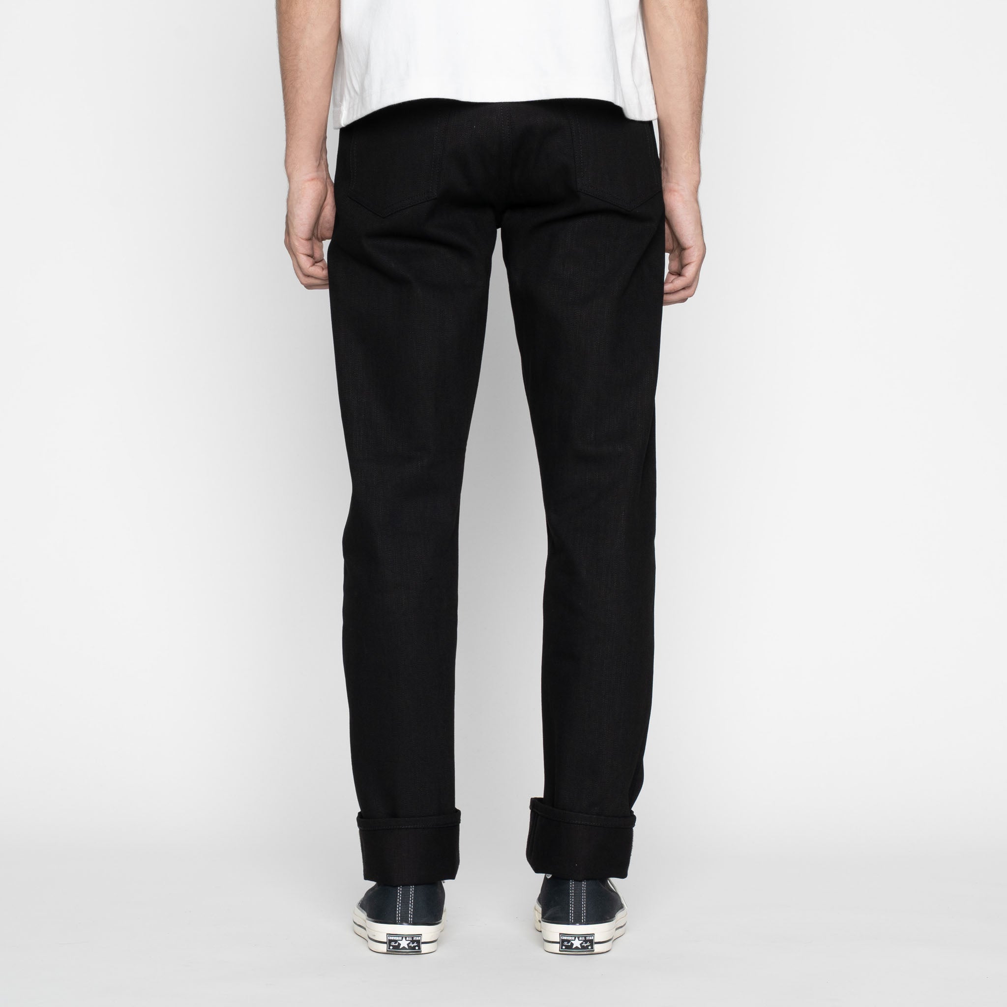 UB848 Relaxed Straight  - 14.5oz. Slubby Black Selvedge