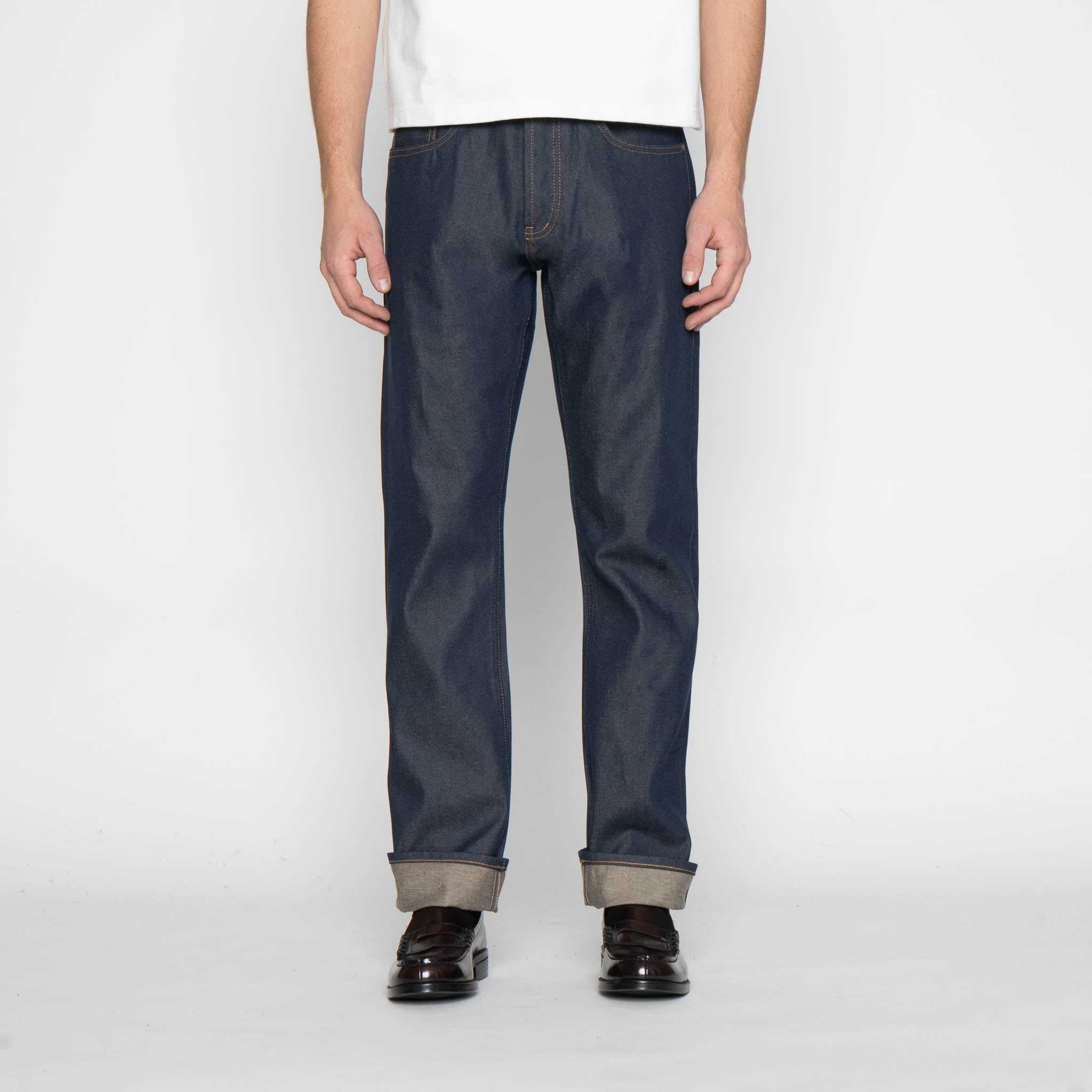 Relaxed Straight Fit - 13.35oz Vintage Blue Selvedge by The