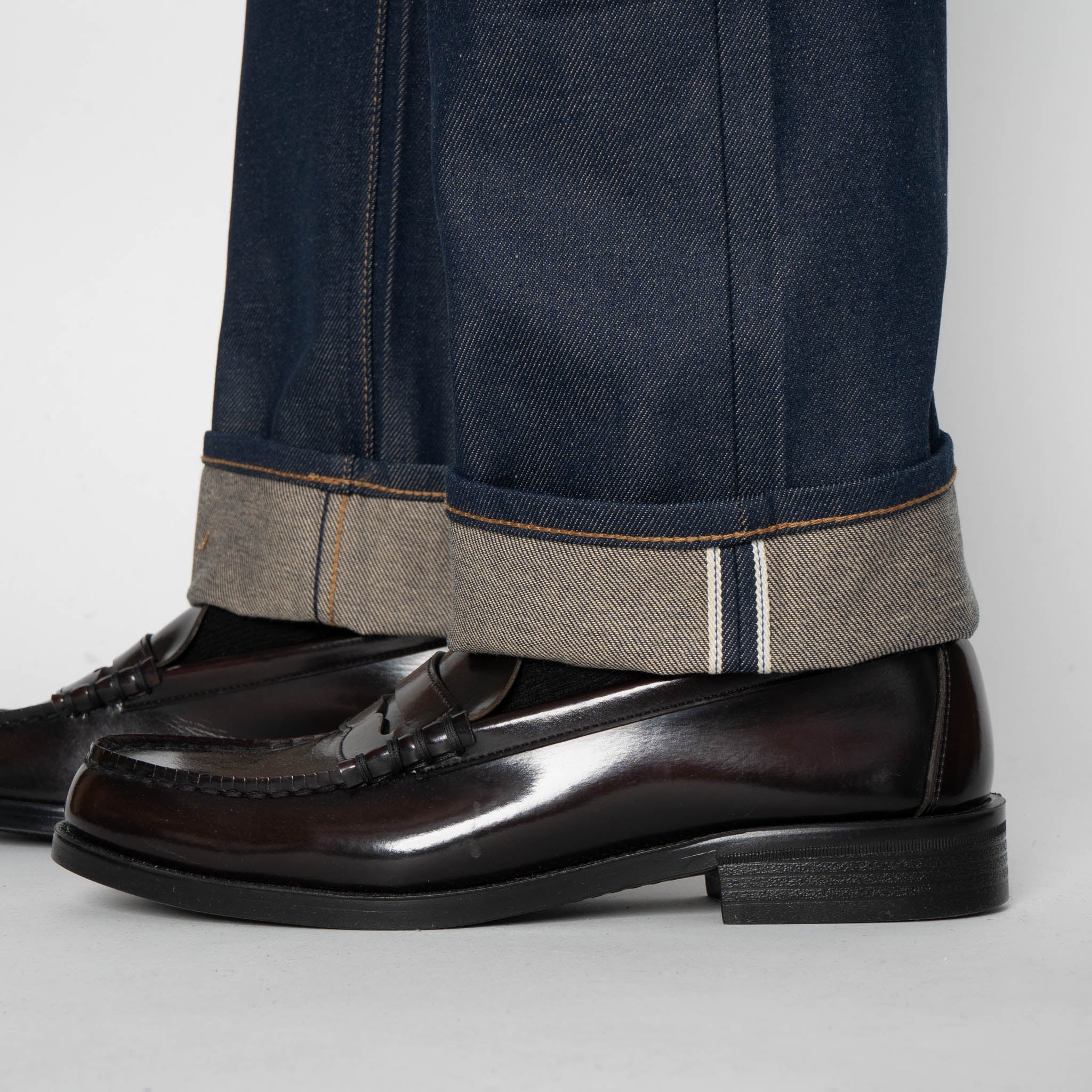 Relaxed Straight Fit - 13.35oz Vintage Blue Selvedge by The