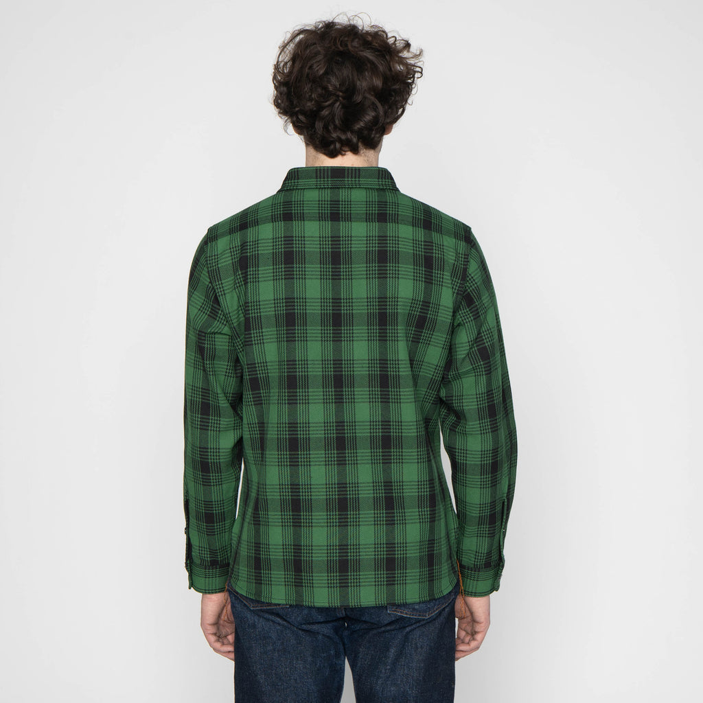 UBS430 Work Shirt - Ultra Heavyweight Flannel Green