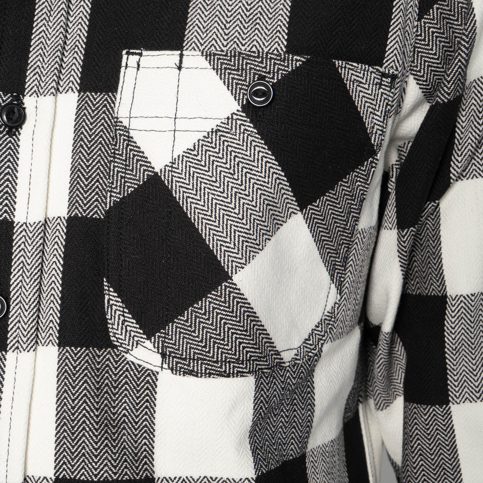 UBS431 Work Shirt - Ultra Heavyweight Flannel Ecru