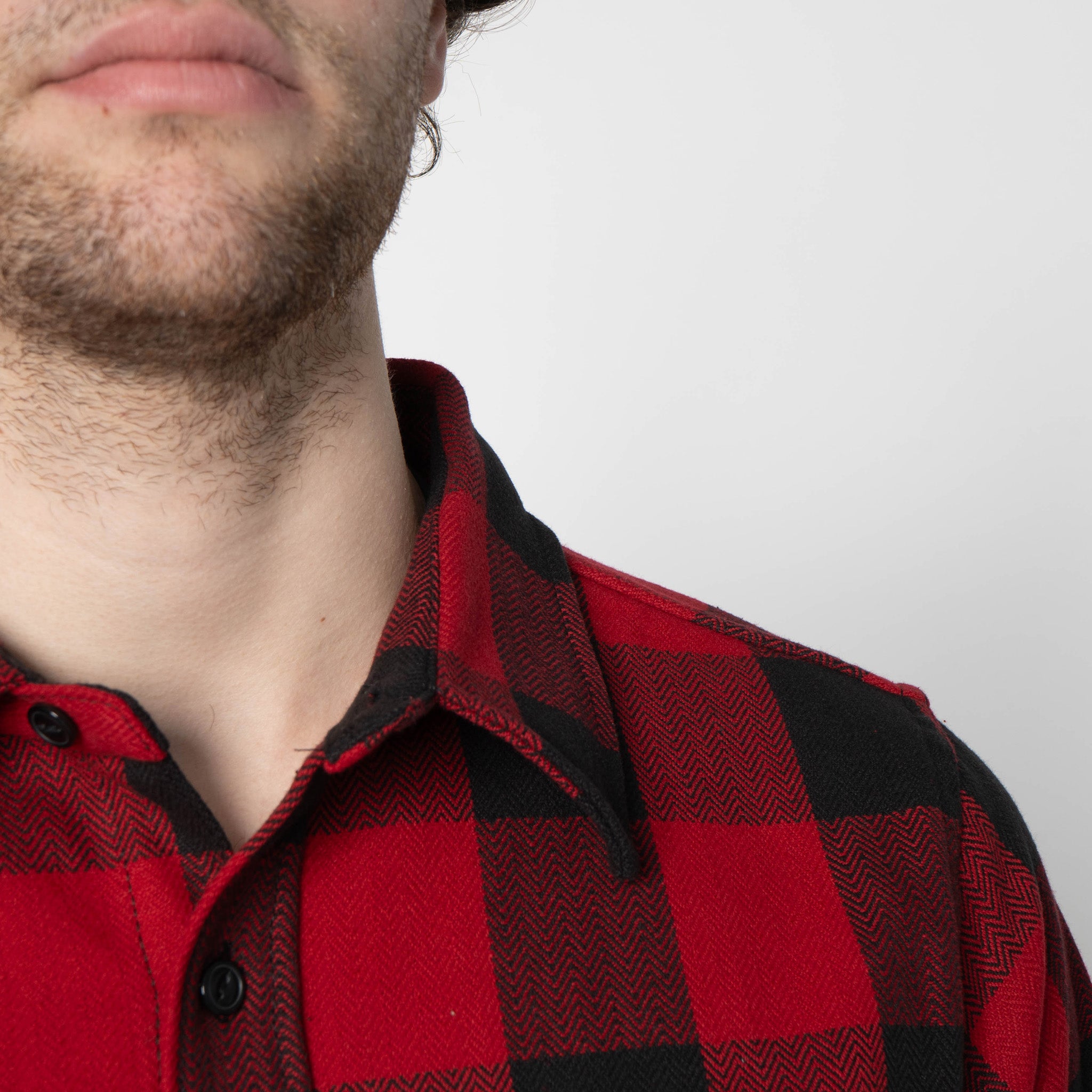 UBS432 Work Shirt - Ultra Heavyweight Flannel Red