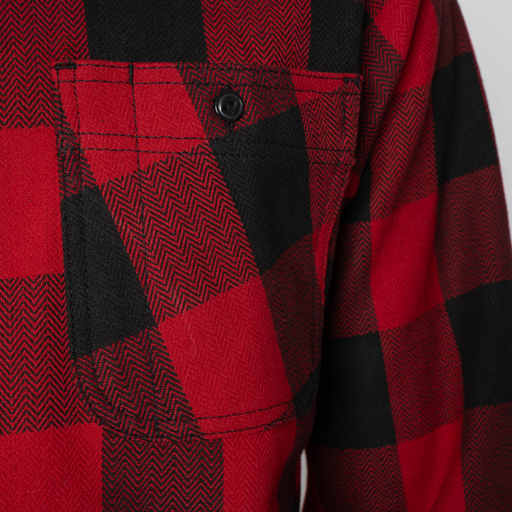 UBS432 Work Shirt - Ultra Heavyweight Flannel Red