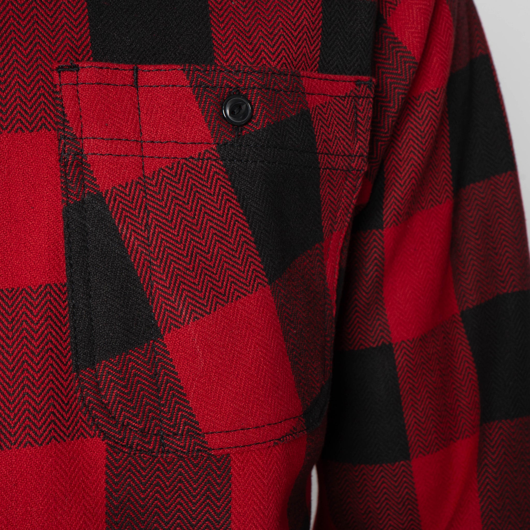 UBS432 Work Shirt - Ultra Heavyweight Flannel Red