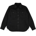 UBS433 Work Shirt - Solid Black Selvedge