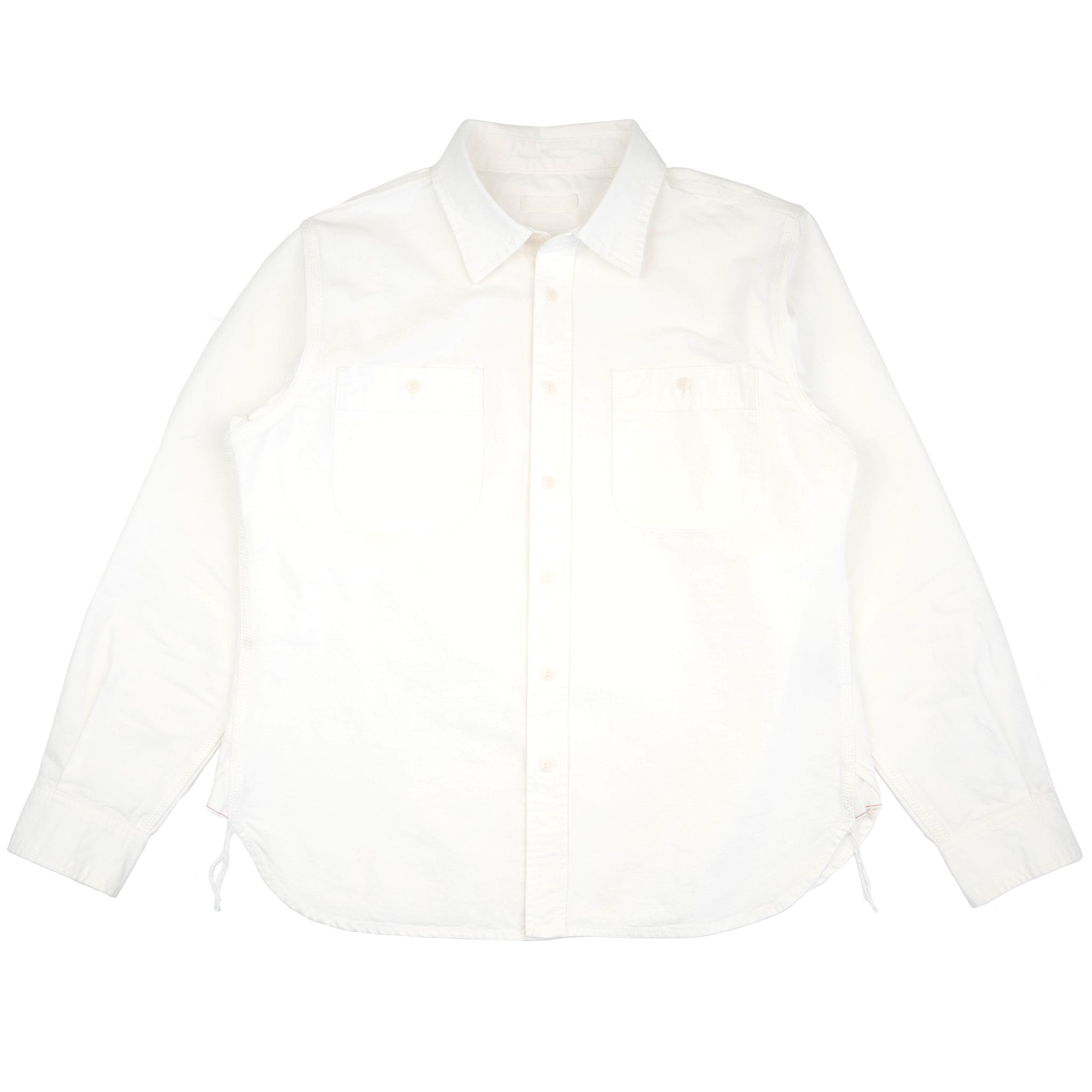 UBS434 Work Shirt - Oxford Selvedge - White – The Unbranded Brand