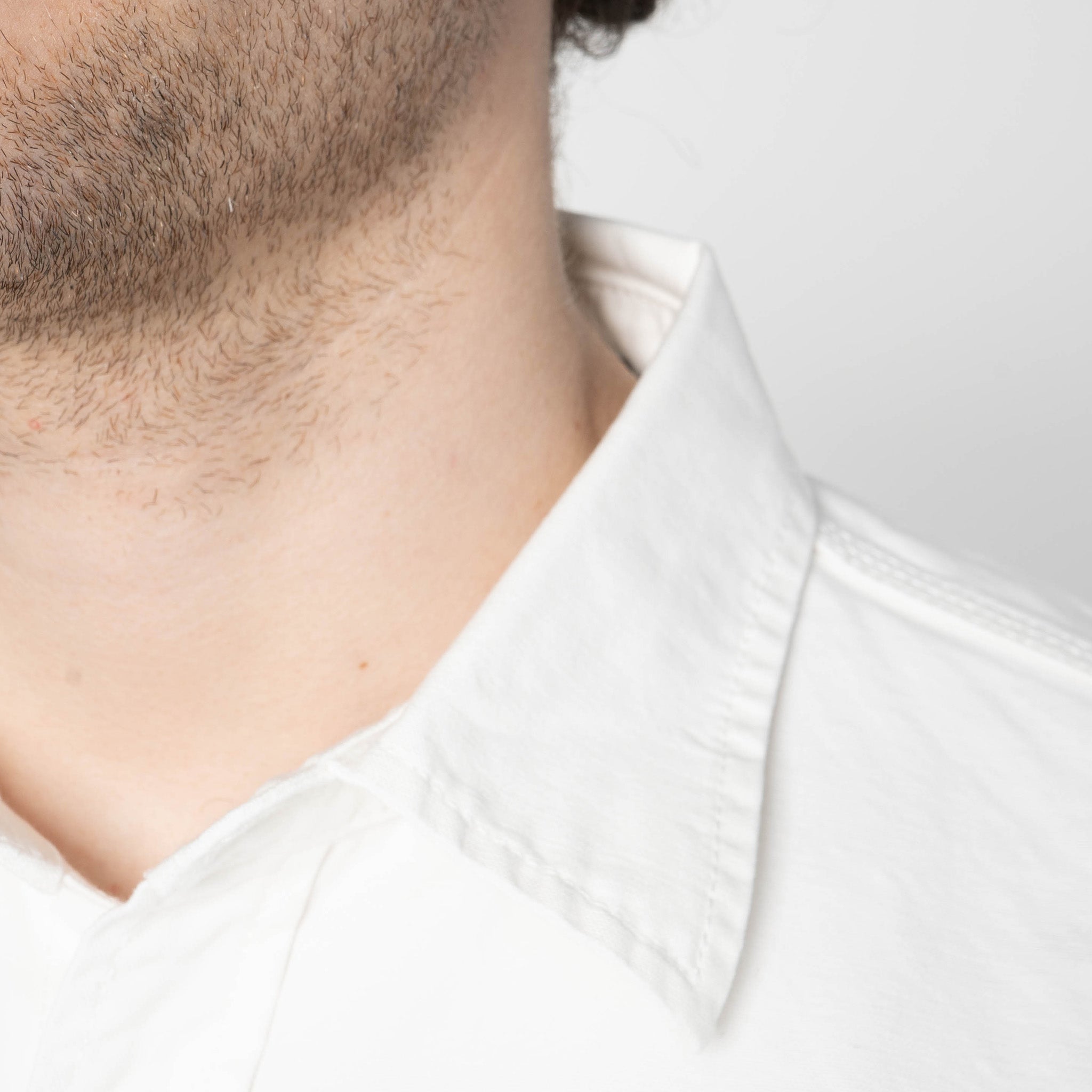 UBS434 Work Shirt - Oxford Selvedge - White