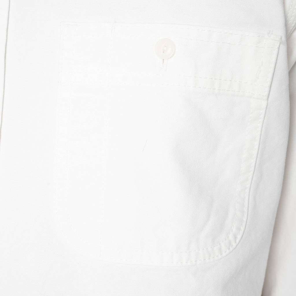 UBS434 Work Shirt - Oxford Selvedge - White