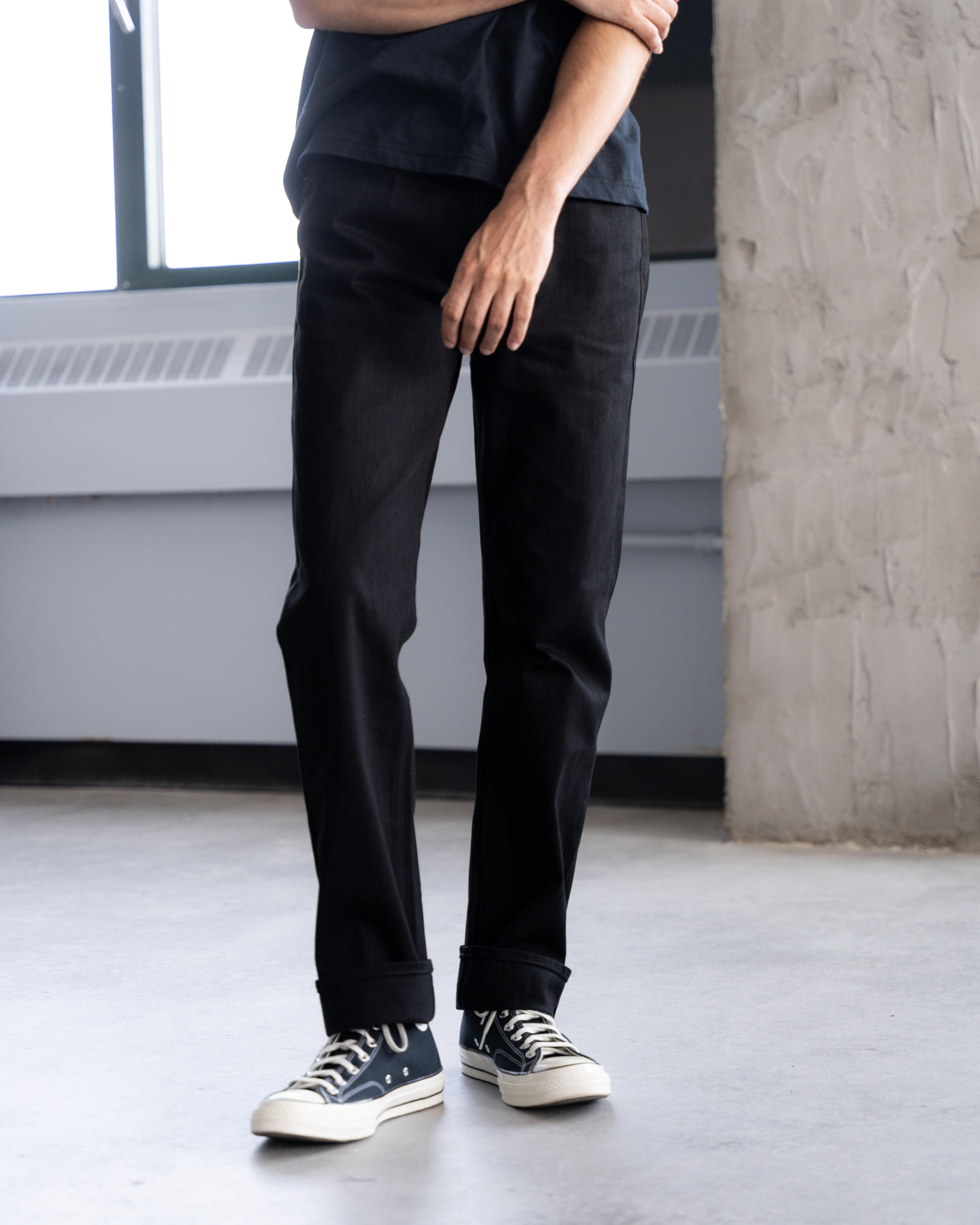 14.5oz Slubby Black Selvedge | The Unbranded Brand