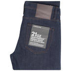 UB121 Skinny Fit 21oz Heavyweight Indigo Selvedge Denim | The Unbranded Brand