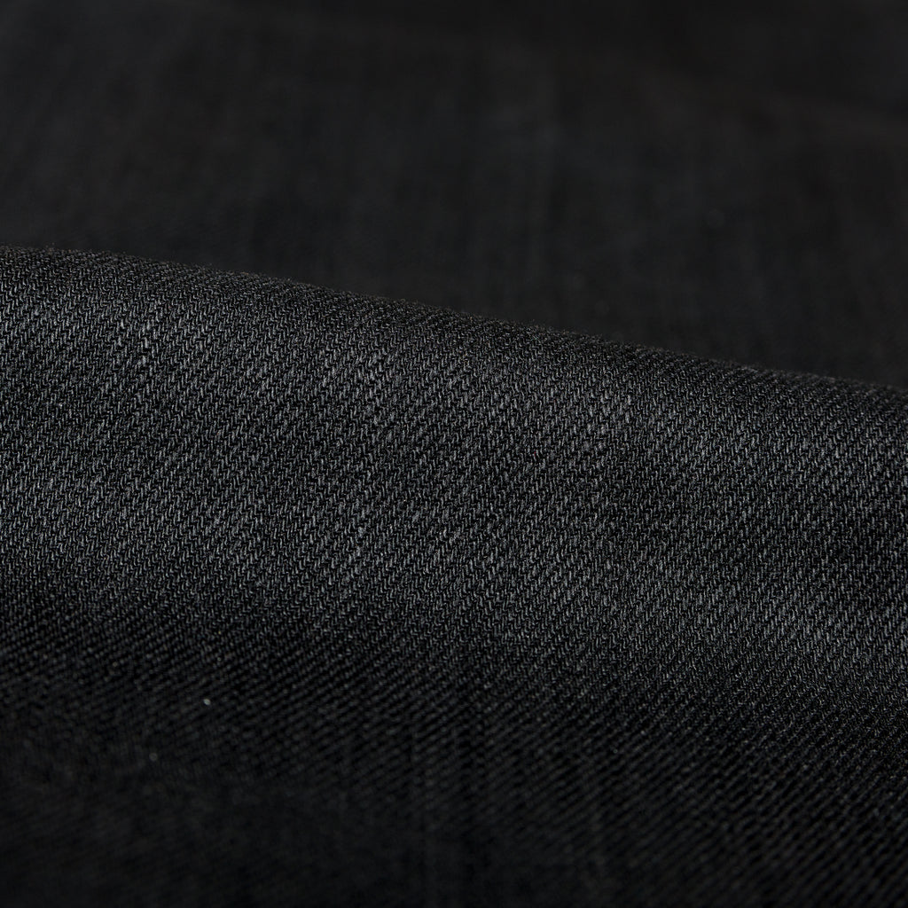 UB144 Skinny Fit 11oz Solid Black Stretch Selvedge Denim | The Unbranded Brand
