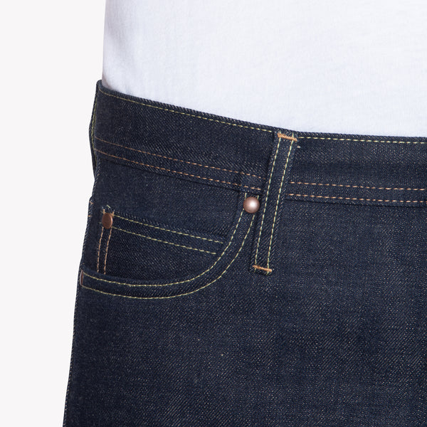 UB169 Skinny Fit 18oz Slub Selvedge With Natural Seed Weft | The