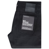 UB244 Tapered Fit 11oz Black Stretch Selvedge Denim | The Unbranded Brand