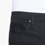 UB244 Tapered Fit 11oz Solid Black Stretch Selvedge Denim | The Unbranded Brand