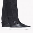 UB255 Tapered Fit 12.5oz Black Selvedge Chino | The Unbranded Brand