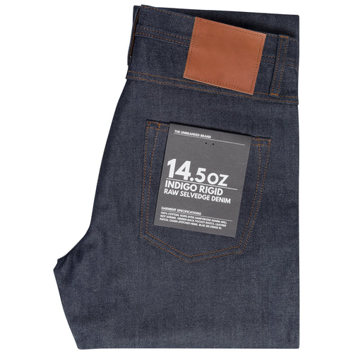 UB301 Straight Fit 14.5oz Indigo Selvedge Denim | The Unbranded Brand