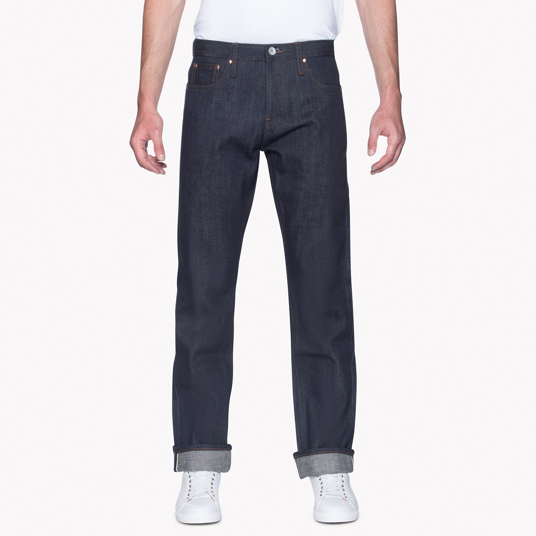 UB321 Straight Fit 21oz Indigo Selvedge Denim | The Unbranded Brand