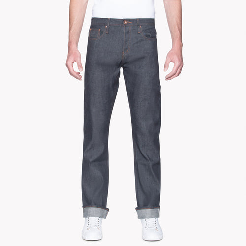 UB322 Straight Fit 11oz Indigo Stretch Selvedge Denim | The Unbranded Brand
